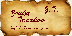 Žanka Tucakov vizit kartica